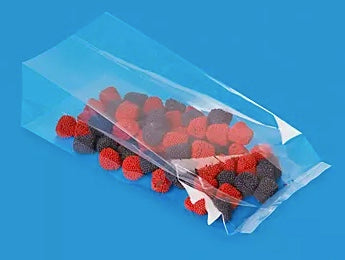 Gusseted Poly Bags - Clear - 25 Pack