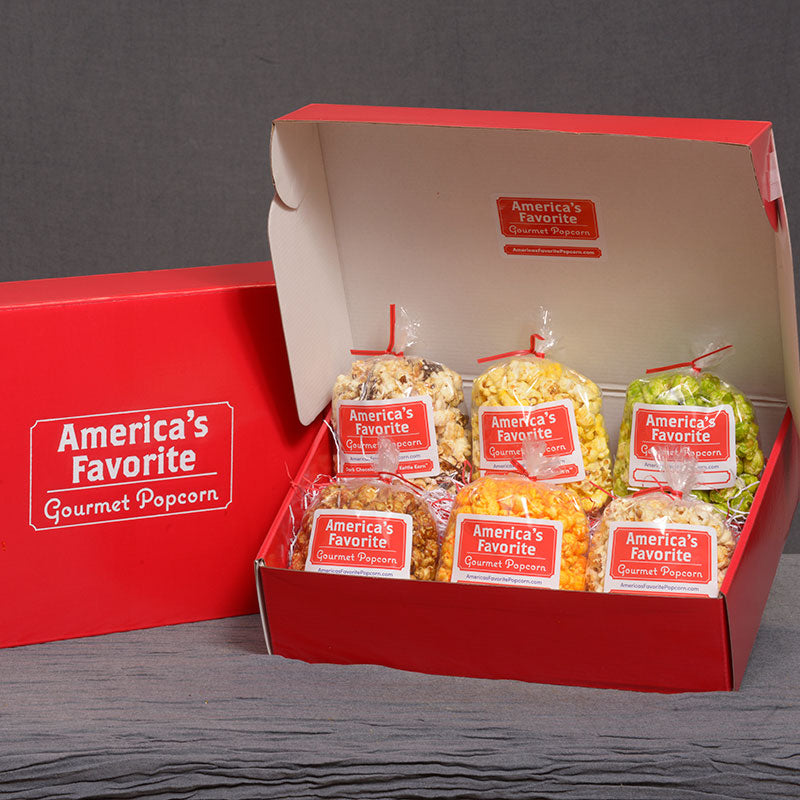 Gourmet Popcorn Gift Box Sampler - Small